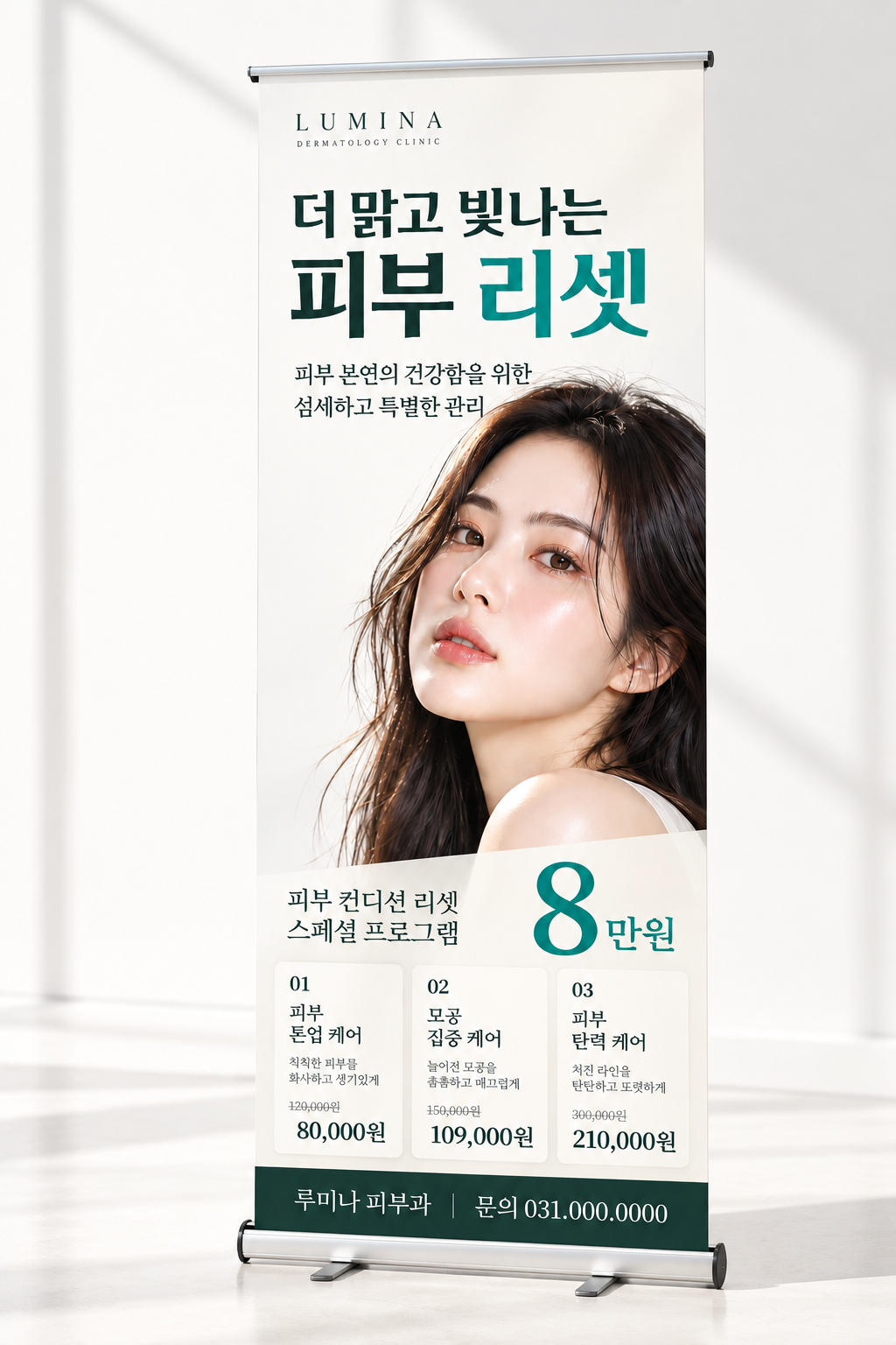 피부과 할인 배너 이미지 3