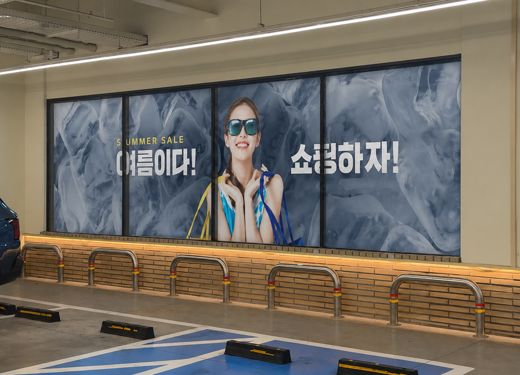 이지바이 봉담점 랩핑 광고 이미지 1