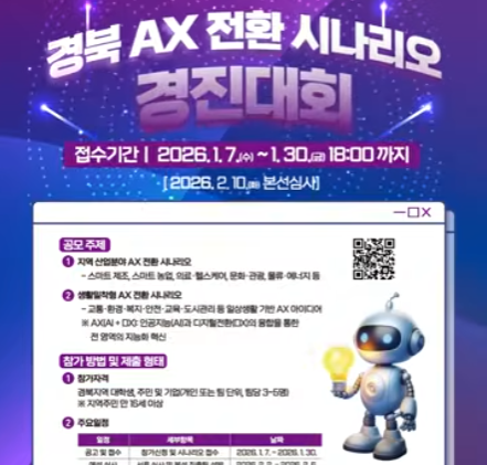 경북 AX 전환 시나리오 경진대회 엘리베이터광고