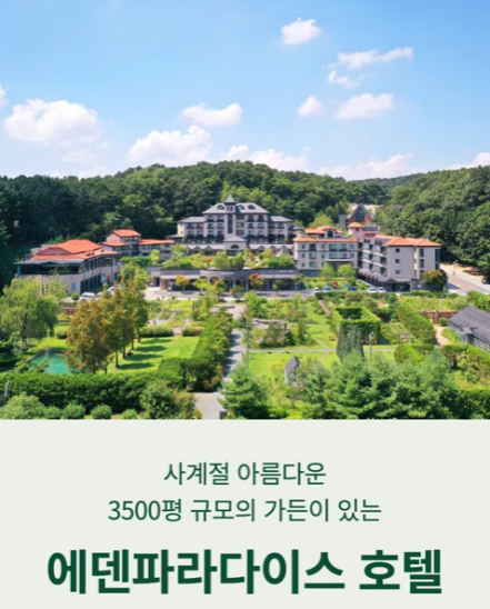 에덴파라다이스 호텔 엘리베이터광고