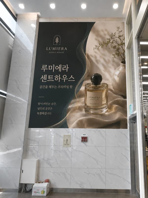 이지바이 봉담점 빅 스크린 광고