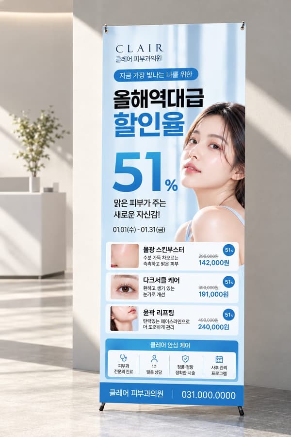 병원 할인 배너